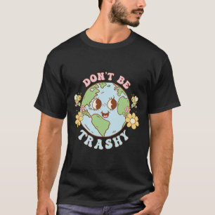 T-shirt Journée de la Terre Rétro Groovy Ne Sois Pas Déche