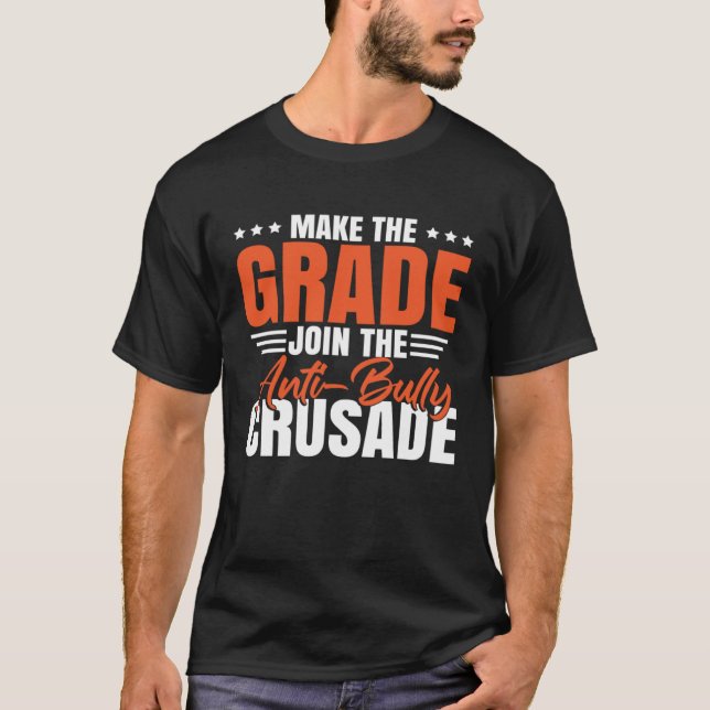 T-shirt Journée de l'unité des citations contre l'intimida (Devant)