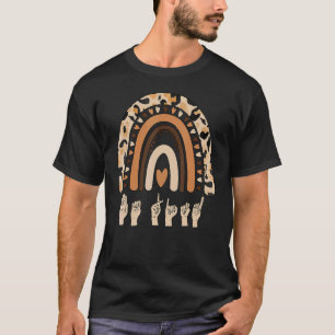 T-shirt Journée de l'unité Orange Arc-en-ciel Soyez Gentil