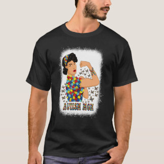 T-shirt Journée de sensibilisation à l'autisme Femme forte