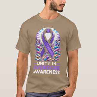 T-shirt Journee de sensibilisation au surdosage Je porte l