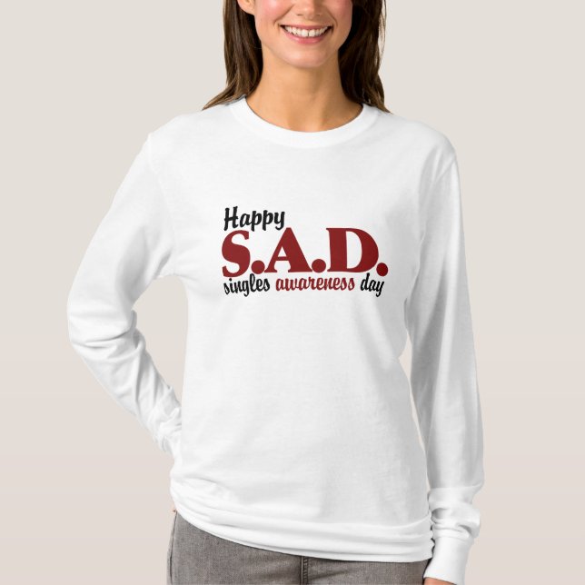 T-shirt Journée de sensibilisation aux singles de la DAS (Devant)
