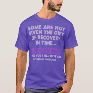 T-shirt Journée de sensibilisation aux surdoses 