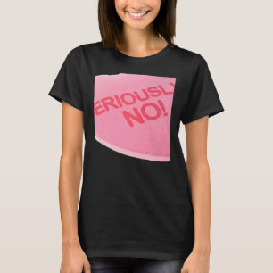 T-shirt Journée de sensibilisation simple Coeur de bonbons