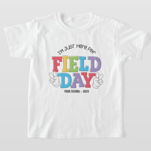 T-shirt Journée de terrain à l'école primaire personnalisé