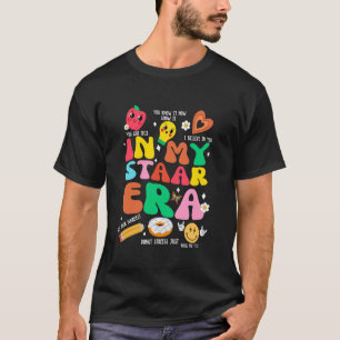 T-shirt Journée de test amusante dans mon époque Staar mot