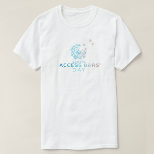 T-shirt Journée des Barres d'accès mondial Lumière À feuil