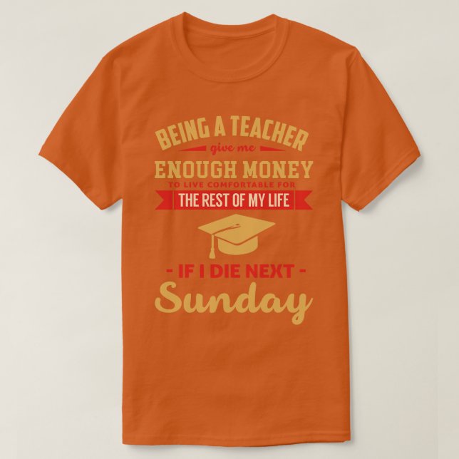 T-shirt Journée des enseignants Être enseignant (Design devant)