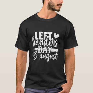 T-shirt Journée des gauchers Citation gauchère Conception
