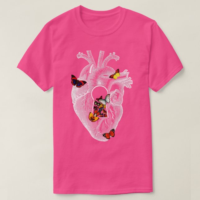 T-shirt Journée des mères de papillons de printemps du coe (Design devant)