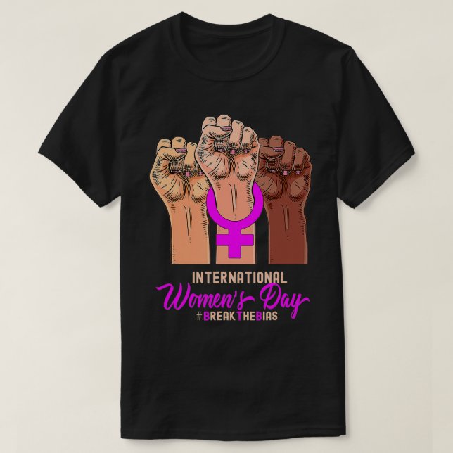 T-shirt Journée internationale de la femme 2022 - Break Th (Design devant)
