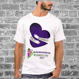 T-shirt Journée internationale de la femme 2023 "Embrace E