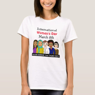 T-shirt Journée internationale de la femme 8 mars