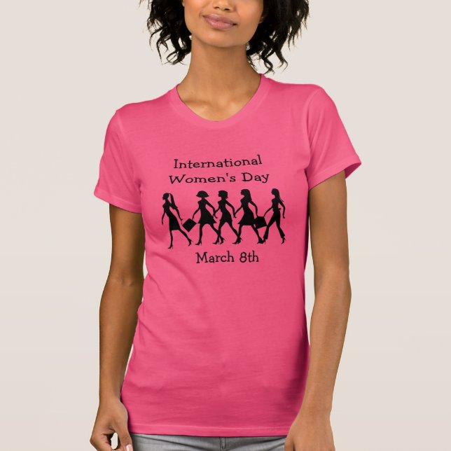 T-shirt Journée internationale de la femme 8 mars (Devant)