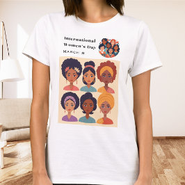 T-shirt Journée internationale de la femme 8 mars Fête