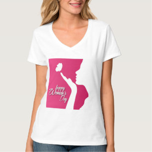 T-shirt Journée internationale de la femme femmes heureuse