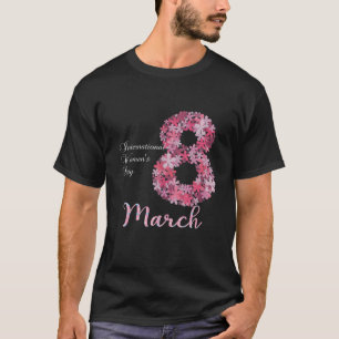 T-shirt Journée internationale de la femme Tee Pansy Flowe