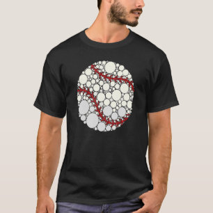 T-shirt Journée internationale du point de baseball Polka
