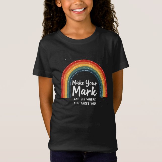T-Shirt Journée Internationale Du Point Faites Votre Marqu (Devant)