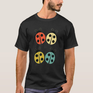 T-shirt Journée internationale du point Retro Ladybugs