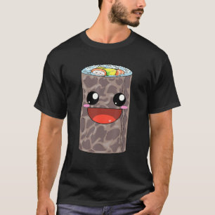 T-shirt Journée internationale du Sushi Maki Saumon Avocad