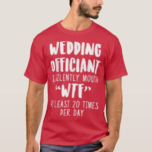 T-shirt Journée mariage Officielle Internet Ordonné Minist