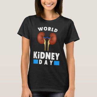 T-shirt Journée mondiale de la maladie du rein