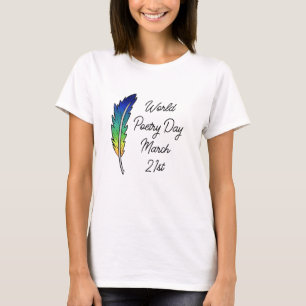 T-shirt Journée mondiale de la poésie   21 mars