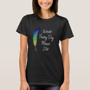 T-shirt Journée mondiale de la poésie   21 mars