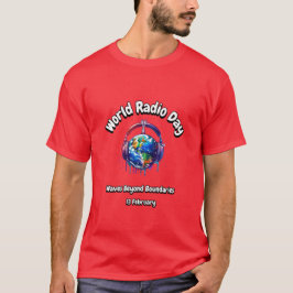 T-shirt Journée mondiale de la radio (WRD). 13 février