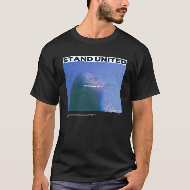 T-shirt Journée Mondiale de la Santé Mentale - Soyez unis  (Devant)
