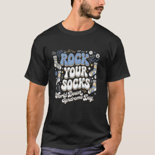T-shirt Journée mondiale de la sensibilisation au syndrome