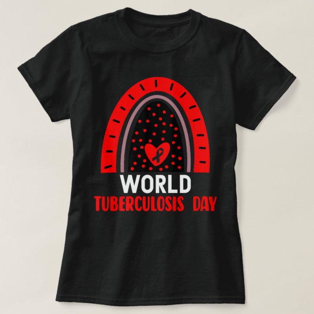 T-shirt Journée mondiale de la tuberculose Arc-en-ciel Pri (Design devant)