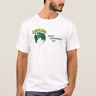 T-shirt Journée mondiale de l'environnement Travailler en