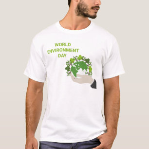 T-shirt Journée mondiale de l'environnement Travailler en