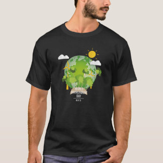 T-shirt Journée mondiale de l'environnement Travailler ens
