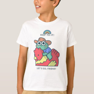 T-shirt Journée Mondiale des Animaux - Hop To It Let's Go 