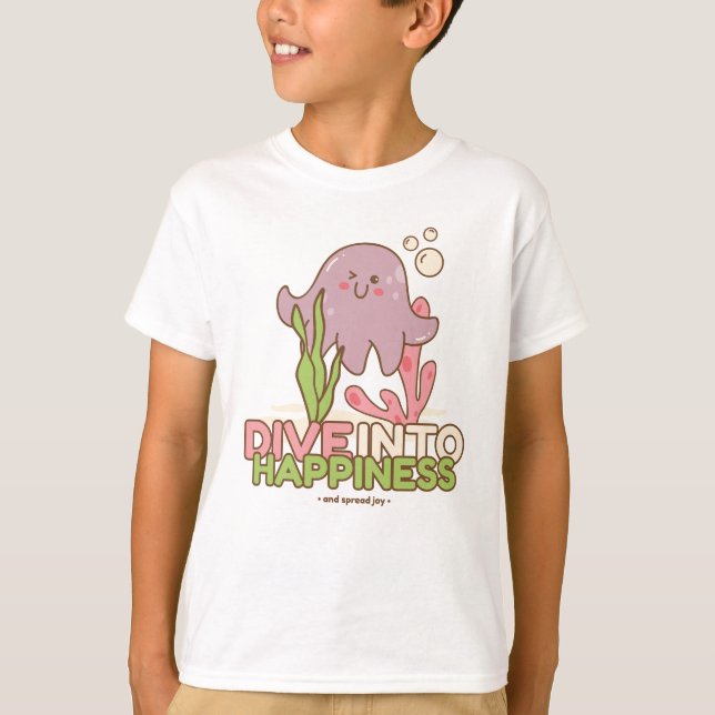 T-shirt Journée mondiale des animaux - Plongez dans le bon (Devant)