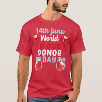 T-shirt Journée mondiale des donneurs de sang