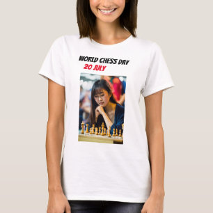 T-shirt Journée mondiale des échecs 20 juillet Trending T-