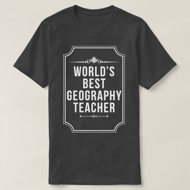 T-shirt Journée mondiale des enseignants de la meilleure g (Design devant)