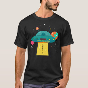 T-shirt Journée mondiale des ovnis