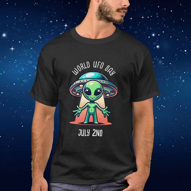 T-shirt Journée mondiale des ovnis | 2 juillet (Créateur téléchargé)