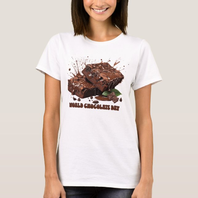 T-shirt Journée mondiale du chocolat (Devant)