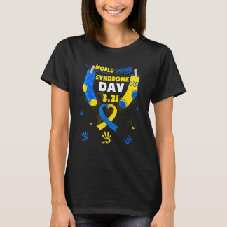 T-shirt Journée mondiale du syndrome de Down 3 21 Trisomy 