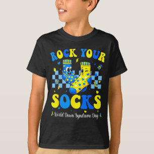 T-shirt Journée mondiale du syndrome de Down, chaussettes