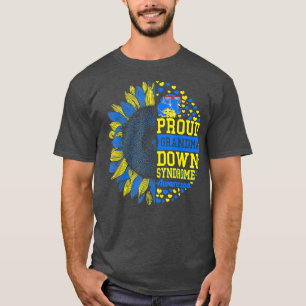 T-shirt Journée mondiale du syndrome de Down Fière Grand-m