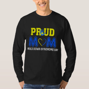 T-shirt Journée mondiale du syndrome de Down Maman - Sensi