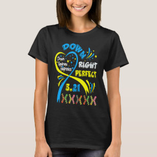 T-shirt Journée mondiale du syndrome de Down Soutien et se