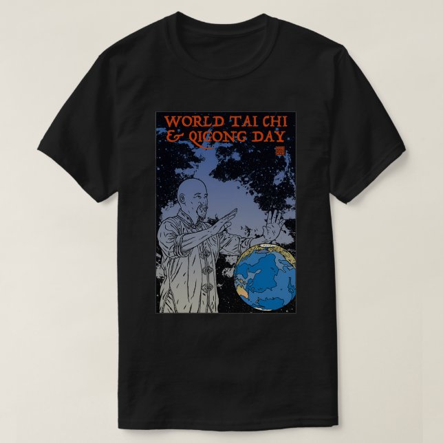 T-shirt Journée Mondiale du Tai Chi ampamp Qi Gong (Design devant)